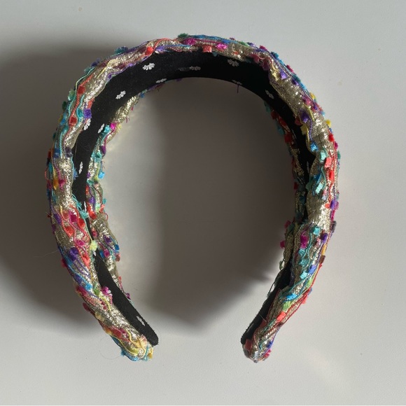 Lele Sadoughi Metallic Confetti Headband *MODIFIED - Picture 3 of 6